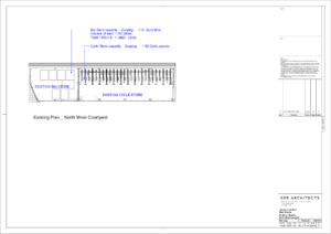 Consented & Existing Plan North West Courtyard